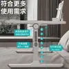 Mesa Pequeña Plegable y Ajustable para Cama de Dormitorio de Estudio, Escritorio Sencillo para Laptop, Escritorio Infantil para Litera Superior