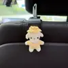 Gancho de coche de dibujos animados creativo para la parte trasera del asiento del coche, lindo colgador de coche de ovejita, gancho de almacenamiento decorativo multifuncional para el interior del coche