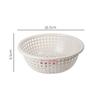 Cesto Escorredor Redondo Huihai Plástico Cesto para Lavar Legumes Coador de Cozinha Resistente a Quedas Peneira para Água Cesto de Armazenamento de Frutas e Legumes Peneira Redonda de Plástico para Lavar Arroz