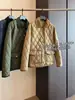 Estilo Old Money Roupa Feminina Jaqueta Acolchoada de Algodão Bordada com Pônei Gola de Veludo Jaqueta Leve Jaqueta de Algodão Feminina Outono e Inverno