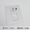 Inodoro xyt con ventosa para pared, inodoro triangular multicapa de esquina para pared, resistente al agua, sin perforaciones, para baño