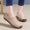 Zapatos de Mujer Cálidos de Invierno, Zapatos para Mamá, Zapatos Versátiles de Ponerse Fácil para el Día a Día, Zapatos Planos Transfronterizos para Mujeres de Mediana Edad y Mayores, Zapatos Forrados de Lana