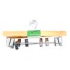 Perchero para pantalones sin costuras para el hogar, tienda de ropa de alta gama, perchero para pantalones y faldas, perchero especial de madera maciza con pinza para pantalones.