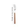 Cubiertos Vintage Creativos de Acero Inoxidable con Mango de Madera Cuchillo y Tenedor para Bistec Vajilla Cuchara para Postre Pastel Pan Cuchillo y Tenedor Cuchara para Comida Occidental
