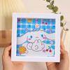 Enfeites de Pintura de Diamante, Adesivos de Desenho Animado DIY Fofos Feitos à Mão, Porta-Retratos de Acrílico, Pinturas Decorativas, Decorações para Quarto e Sala de Estar no Atacado