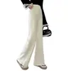 Pantalones acampanados para niñas, estilo primavera y otoño, pantalones para niños, ligeramente acampanados, adelgazantes, pantalones deportivos para estudiantes de secundaria, pantalones de chándal elegantes y modernos para niñas pequeñas