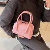 Nova Bolsa Pequena Estilosa de Início de Primavera Feminina 2025 Nova Moda Bolsa Transversal Nicho Portátil Bolsa de Trabalho