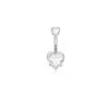 Nuevo E-Commerce Transfronterizo Moda Moño Circonita Colgante Anillo para Ombligo Piercing Joyería Directo del Fabricante