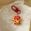 Chaveiro Pingente Kappi Bala Vermelho de Ano Novo Fofo Desenho Animado Acessório para Pendurar na Mochila Presente de Ano Novo Namorada
