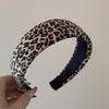 Diadema de Terciopelo Esponjoso con Estampado de Leopardo Combinación Moda Alta Presión Craneal Diadema para el Cabello Pinza para el Cabello de Mujer de Gama Alta Accesorios para el Cabello Estilo Nuevo