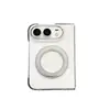 Funda de teléfono con soporte magnético plegable 18D para iPhone Duo, Funda protectora transparente de cobertura total para Apple 18D