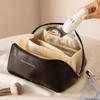 Bolsa de Maquiagem Feminina Grande Capacidade Portátil Ins de Alto Nível Popular na Internet Bolsa Almofada de Concha Armazenamento de Cosméticos de Viagem