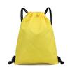 Mochila con cordón impermeable personalizada para natación, fitness, fútbol, tela Oxford, bolsillo con cordón, mochila para correr, ciclismo, baloncesto