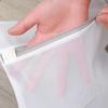 Direto da fábrica cinza zíper engrossado saco de lavanderia saco de lavagem terno espessura malha underwear sutiã saco saco de malha