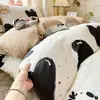 2026 Novo Roupa de Cama Individual Estampada com Desenho de Algodão para Estudante em Dormitório de Beliche