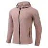 Jaqueta de Corrida Masculina Primavera Corta-vento À Prova de Vento Treinamento Primavera e Outono Roupa Esportiva Impermeável Prova d'Água Secagem Rápida Exterior com Capuz Jaqueta de Ciclismo