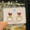 Aguja de plata 925, diseño de nicho, aretes de puesto de mercado nocturno, fuente mayorista, aretes de moda estilo coreano, aretes populares