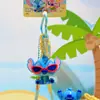 Jinnew & Stitch Co-Diseñado Ángel Xiaojin Conjunto de Playa de Verano para Tres Personas Llavero Lindo de Dibujos Animados