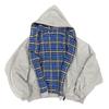 Moda Otoño e Invierno 2025 Sudaderas con Capucha y Cremallera Doble Cara Ropa Urbana Trendy Ropa Transfronteriza Europea y Americana