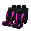 Comercio Exterior Exportación Transfronterizo Temu Estilo Cintura Negra Universal Cuatro Estaciones Asiento de Tela para Coche de Cinco Plazas Juego de 9 Piezas