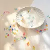 Piedras Preciosas de Cristal de 6*9mm, Cubitos de Hielo Simulados con Temática de Sonrisas, Fragmentos de Cristal Decorativos de Colores, Cubitos de Hielo Pequeños, Venta Directa del Fabricante