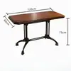Cabine de sofá de bar estilo americano, bar de uísque vintage, bar lounge, café, personalização de conjunto de mesa e cadeira para restaurante temático western