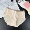 Ropa interior de algodón para bebé, algodón de color, cintura media, para mujer, algodón puro, 7A antibacteriano, cómodo, transpirable, calzones triangulares para estudiante, que cubren los glúteos