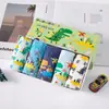 Novedad Coreana Calzoncillos Infantiles en Caja Algodón Puro Pantalones Tipo Panal para Niños Pantalones Cortos de Dibujos Animados para Niños Grandes Tienda de Fábrica