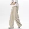 Nuevos Pantalones Deportivos Casuales Simples Holgados de Talla Grande para Hombre Verano 2026, Pantalones Largos Deportivos Rectos con Caída Estilo Americano para Hombre