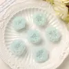 Estilo Isla de Verano Flores de Cristal Azul Fresco Aretes DIY Vacaciones en la Costa Clips Laterales Flor para Zapatos Accesorios