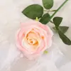 Flores de Rosa Artificiales, Flores Falsas para Decoración de Bodas, Decoración del Hogar de Tela de Seda, Ramo de Flores Artificiales para el Día de San Valentín al por Mayor