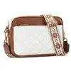 Bolso Cuadrado Pequeño de Cuero PU Nuevo Transfronterizo para Mujer, Bolso de Hombro Único Versátil de Moda, Bolso Cruzado para Mujer con Correa Ancha