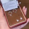 Pendientes de Aleación de Cobre, Clips para Orejas de Perla de Imitación Gota de Agua, Pendientes Colgantes para Mujer Sin Perforar, Clips para Cartílago de la Oreja