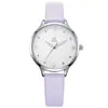 Reloj Shengke SK para estudiantes, nuevo, informal, sencillo, de moda, de cuarzo, con correa de fibra de agua, redondo