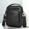 Bolso Cruzado Marant de Cuero Genuino, Piel de Vaca de Primera Capa, Estilo Negocio para Viajar, Bolso de Hombro de Gran Capacidad, Bolso Cruzado para Hombre