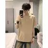 Camiseta masculina de manga curta de algodão puro, preta pura, para o verão, corte justo, estilo americano, resistente, peça básica da moda para homens