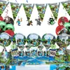 En stock Juego Mi Mundo Guerra de Píxeles Tema Cumpleaños Cena Ambiente al Aire Libre Productos Día de Todos los Santos Vajilla Desechable