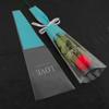 Bolsa de embalaje para rosa individual del Día de San Valentín bolsa para ramo individual 520 Bolsa de flores para nuevo amor del Día de la Madre