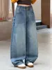 Jeans de Otoño para Niñas Talla Mediana-Grande Ropa Nueva para Niños Jeans Bordados Casuales para Niñas Moda Versátil de Moda
