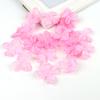 Piezas de Flor de Hortensia Quemada Simulada Flores Simuladas Semiterminadas Flores Artificiales Frescas Accesorios de Decoración para Zapatos y Sombreros para el Hogar