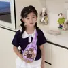Mochilas al por mayor, modernas y lindas para clases medias y grandes, para niños y niñas, bolsos cruzados, monederos, riñoneras de dibujos animados para jardín de niños Labubu