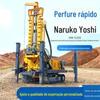 Perfuratriz Pneumática Exploração Área Montanhosa Perfuratriz Doméstica para Poço de Água 320m Equipamento de Perfuração de Rocha Perfuratriz sobre Esteiras
