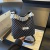 Bolsa de Nylon Casual de Gran Capacidad para Mujer 2026 Nueva Versátil Bolso de Hombro Cruzado Bolso Cubo de Lunares de Moda