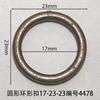 Diámetro Interior Circular 17mm Hebilla Circular Círculo Hebilla para Zapato Hebilla de Aguja Accesorios para Ropa Flor para Zapato Equipaje Accesorios Zapatos de Hombre Galvanoplastia