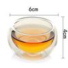 Taza de té pequeña de vidrio grueso resistente al calor, asa transparente, asa de color, taza de té de kung fu, taza de té, taza de té, taza de agua pequeña, resistente a altas temperaturas
