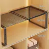 Estante Divisor de Armario, Estante Extensible para Almacenamiento de Ropa, Organizador de Gabinete Profundo para Armario de Dormitorio en Casa, Estante de Almacenamiento