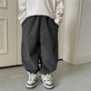 Moda 2026 Calças Casuais Grossas de Veludo Cotelê Forradas com Fleece para Meninos Calças Longas de Inverno