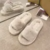 Zapatillas Nueva Temporada Mujer Invierno Hogar Suela Gruesa Zapatillas de Algodón Interior Niño Otoño Invierno Celebridad de Internet Felpa Ropa Exterior Piel 2026