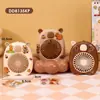Ventilador de Escritorio Pequeño de Dibujos Animados Creativo Mini Ventilador con Carga USB para Estudiantes y Niños Portátil Venta al por Mayor Ventilador Peculiar