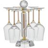 Copa de Vino Tinto de Cristal Europeo Copa de Vino Decantador Copa Set Estuche de Cuero Copa de Vino Estilo Nórdico